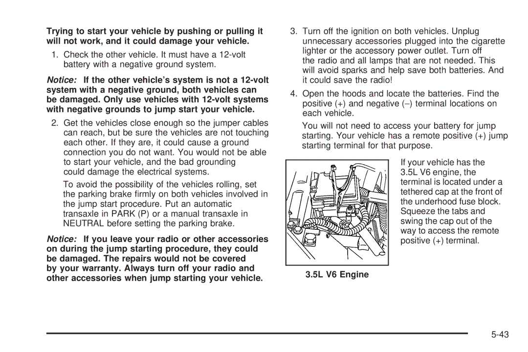 Buick 2006 manual 5L V6 Engine 