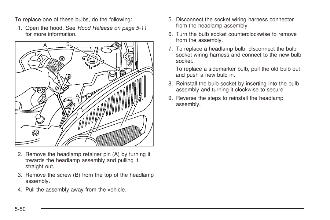 Buick 2006 manual To replace one of these bulbs, do the following 