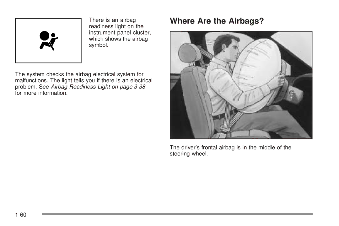 Buick 2006 manual Where Are the Airbags? 