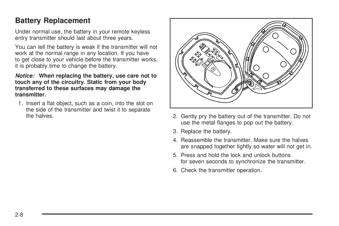 Buick 2006 manual Battery Replacement 