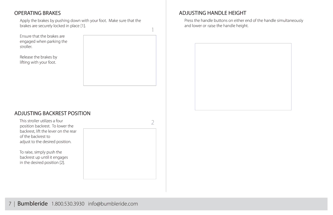 Bumbleride Flyer manual 