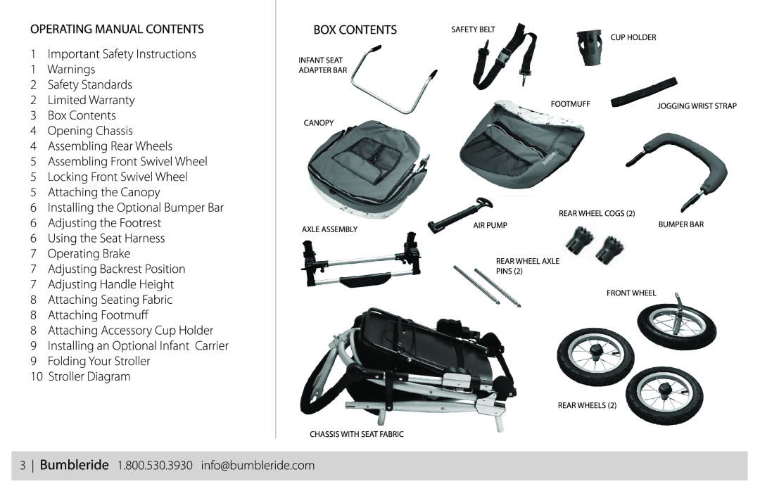 Bumbleride indie manual 