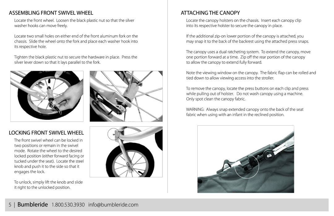 Bumbleride indie manual 