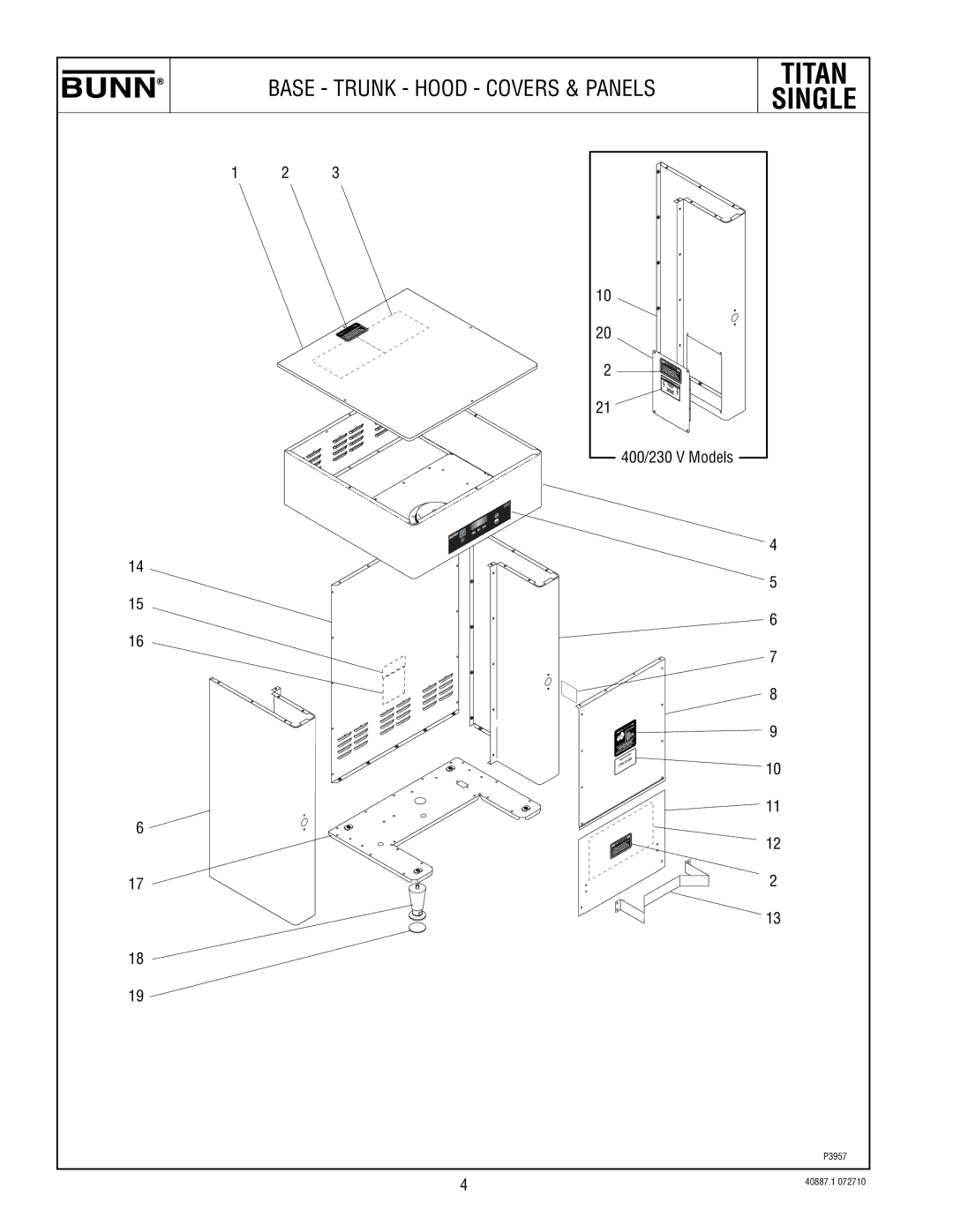 Bunn 2 specifications Titan 