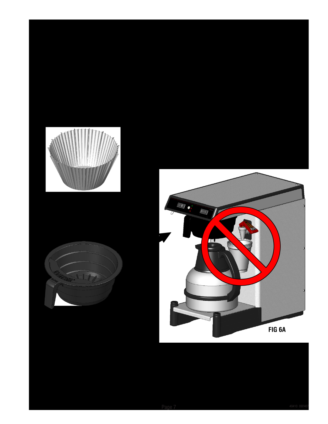 Bunn 40410.0000G service manual Coffee Brewing, Do Not Use Faucet During Brew Cycle, A 