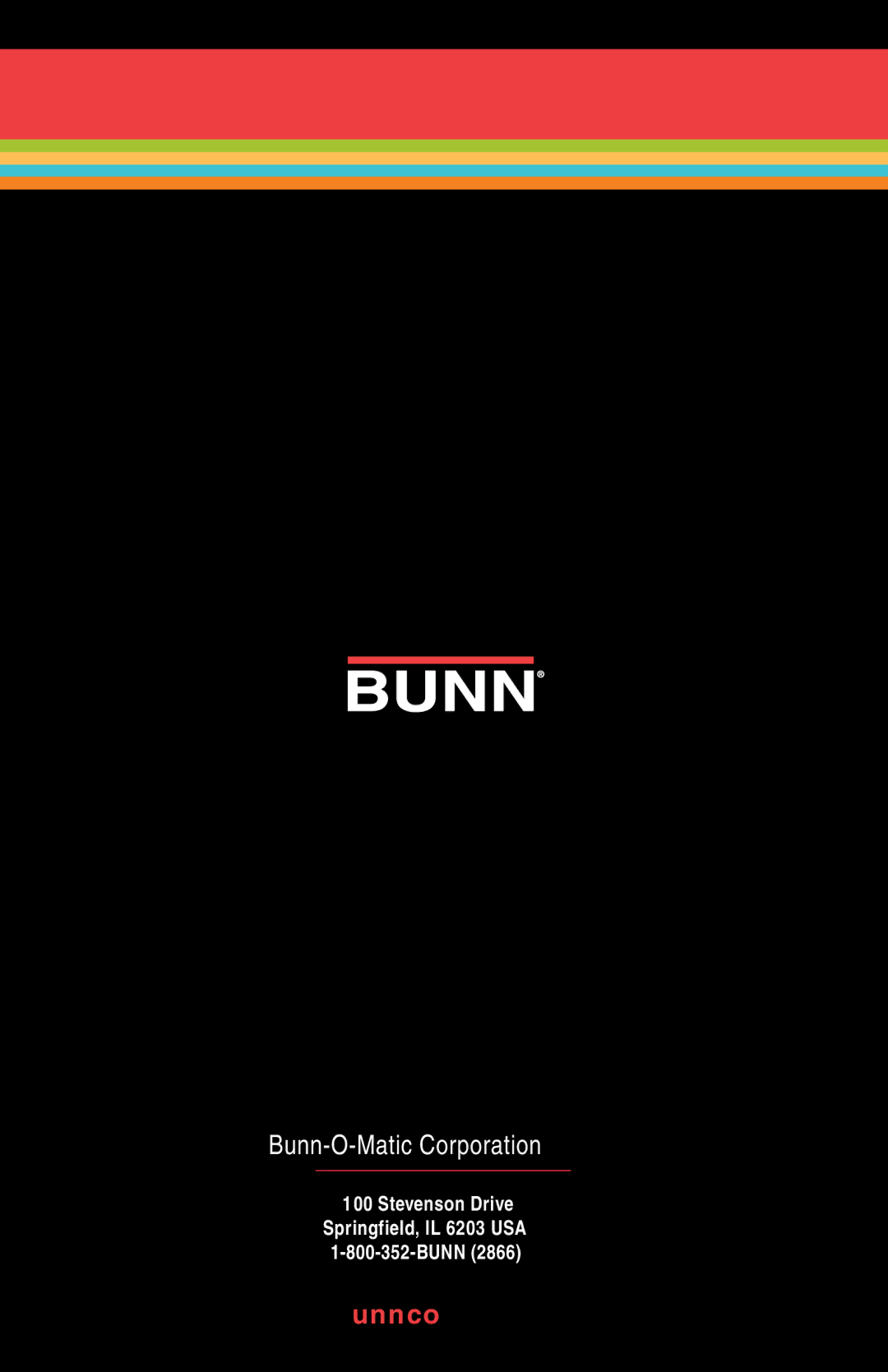 Bunn 38200.0016, Bunn BTX-B manual Bunn-O-Matic Corporation 