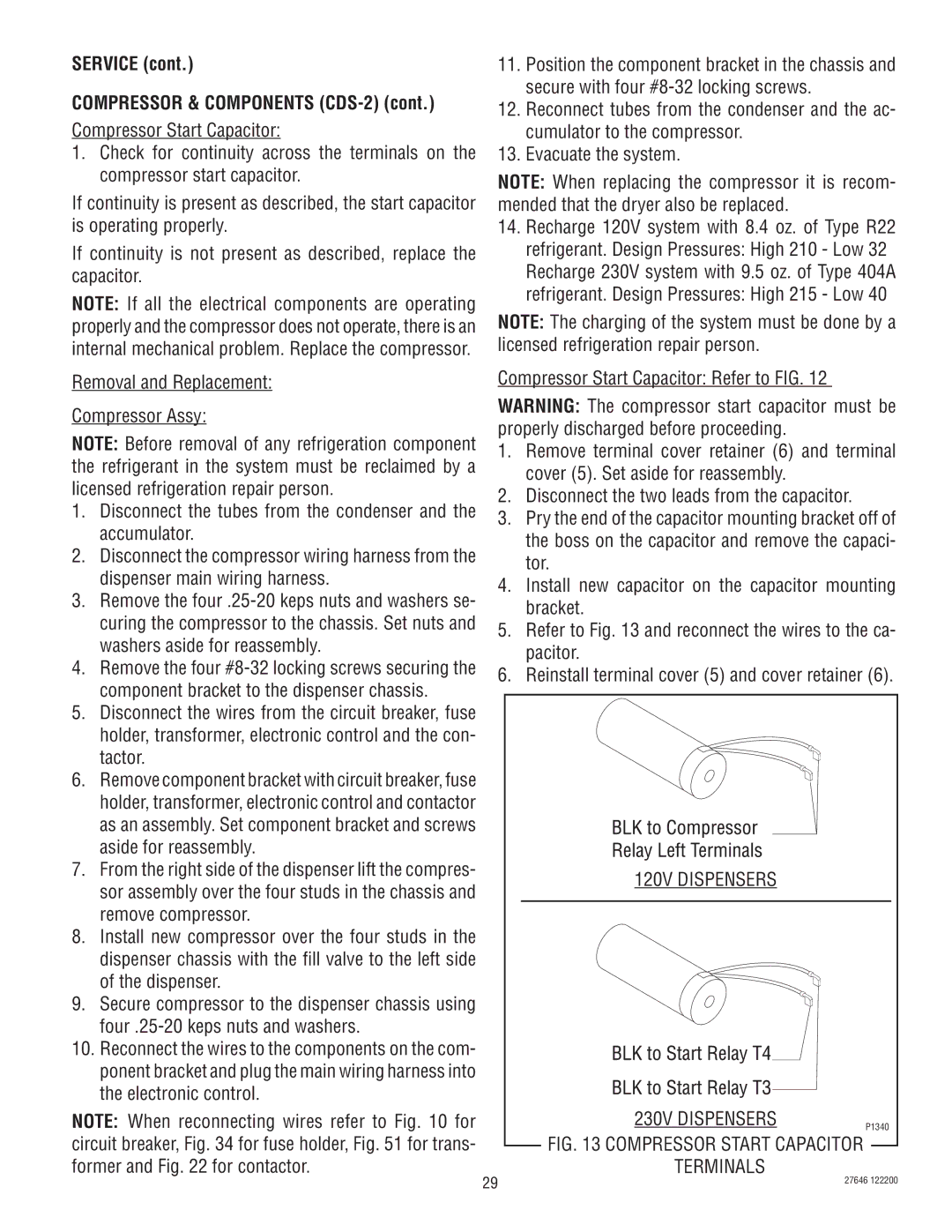 Bunn CDS-3 service manual 120V Dispensers 