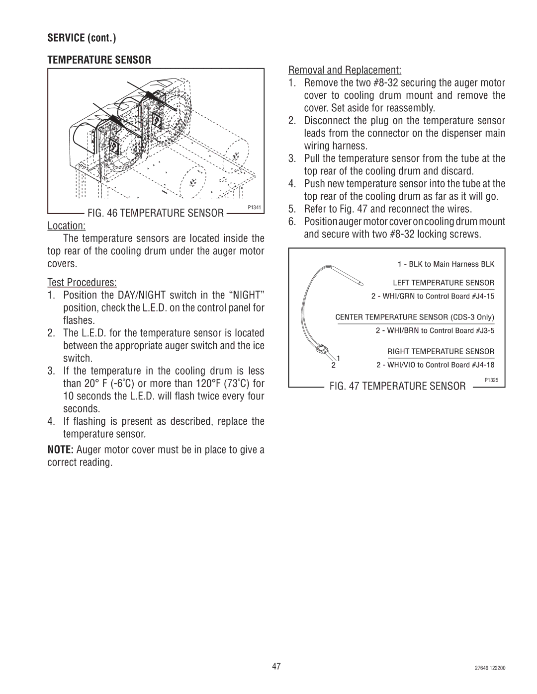 Bunn CDS-3 service manual Temperature Sensor 