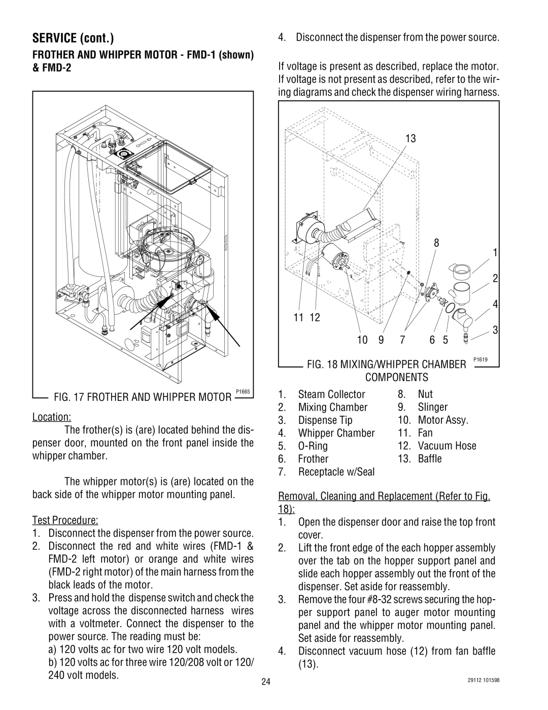 Bunn FMD-1 service manual FMD-2 