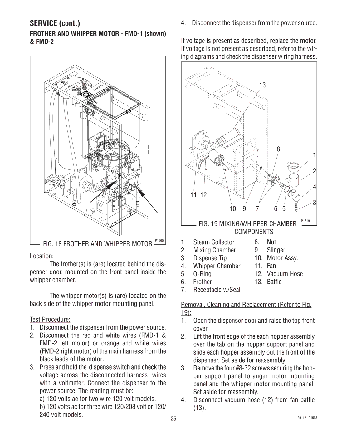 Bunn FMD-1 FMD-2 service manual 