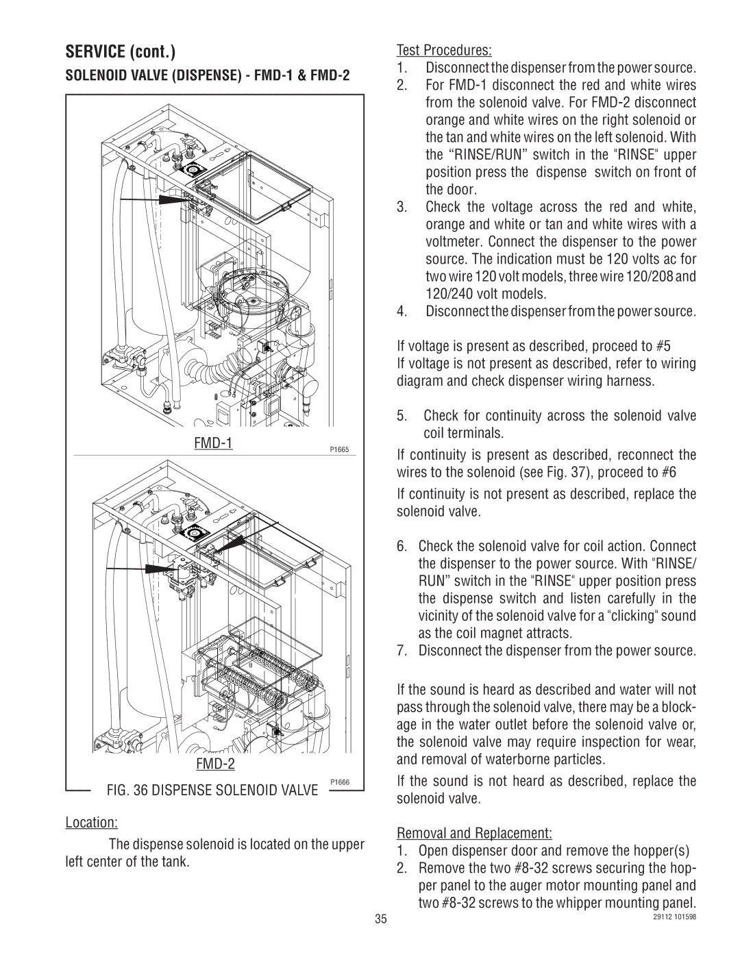 Bunn FMD-1 FMD-2 service manual 