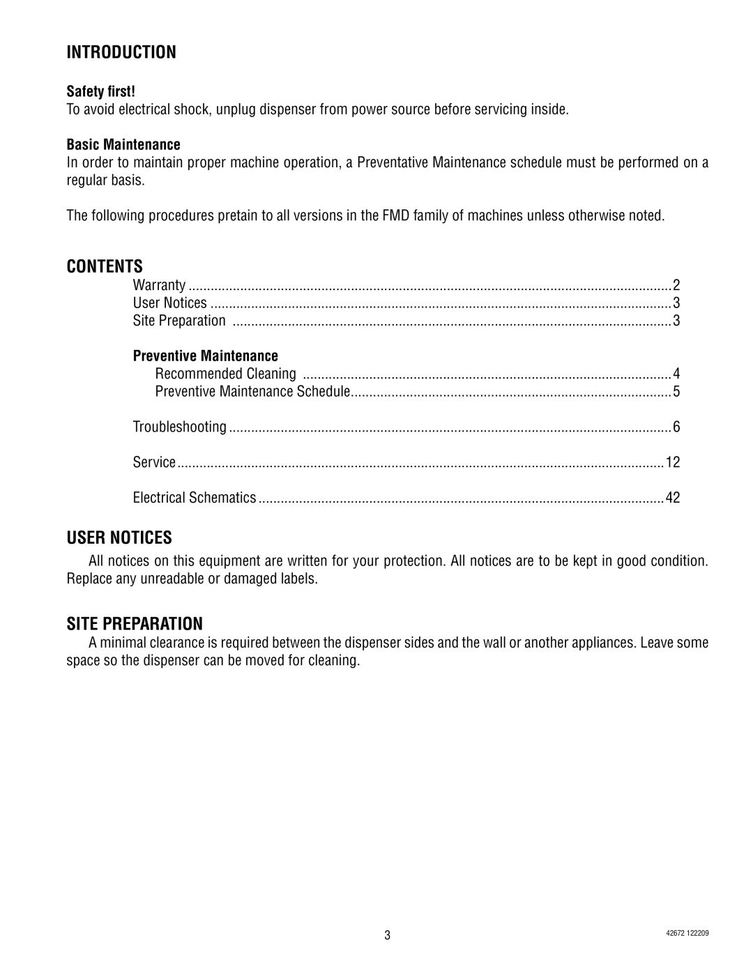 Bunn FMD-4, FMD-5 manual Introduction 