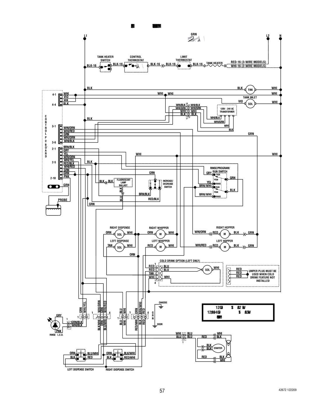 Bunn FMD-4, FMD-5 manual Schematic Wiring Diagram FMD-2 