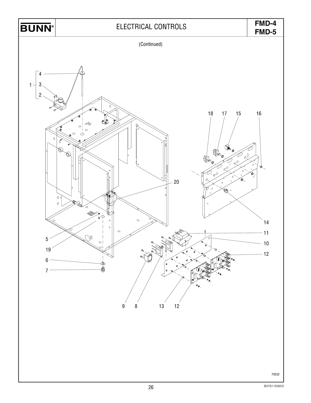 Bunn FMD-5 specifications FMD-4 