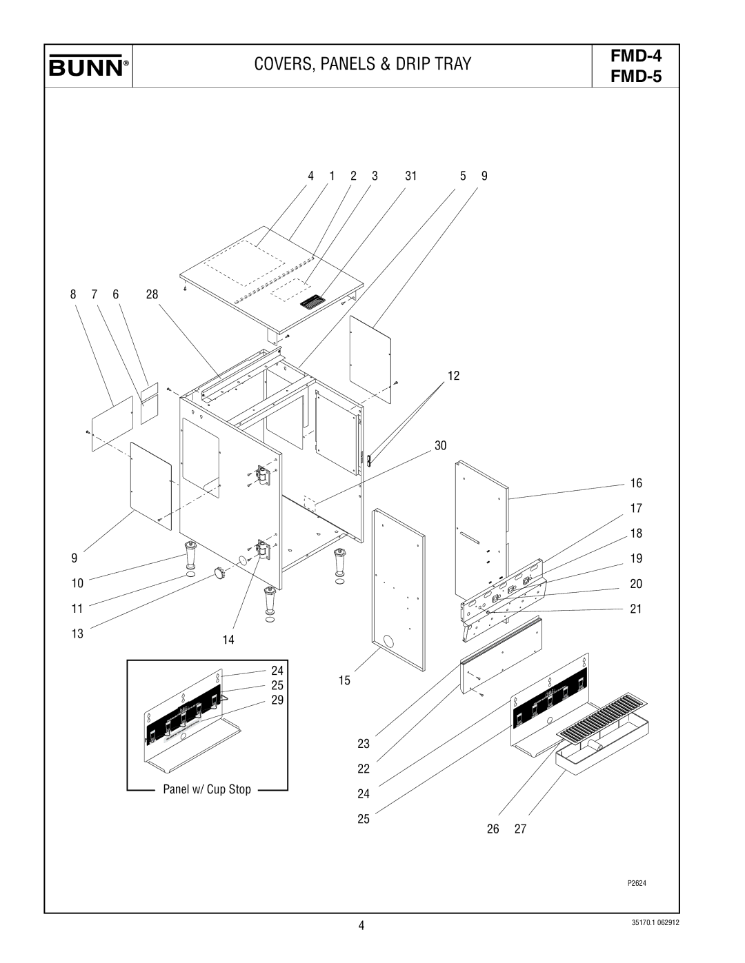 Bunn FMD-5 specifications FMD-4 