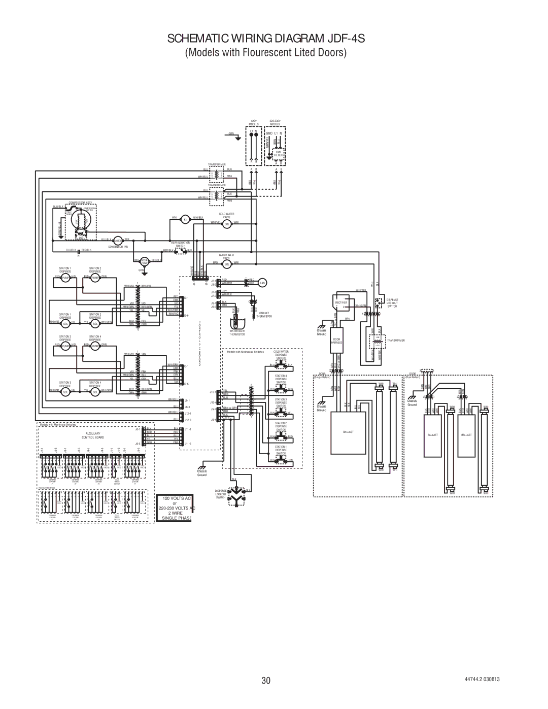 Bunn JDF-4S service manual Wire 