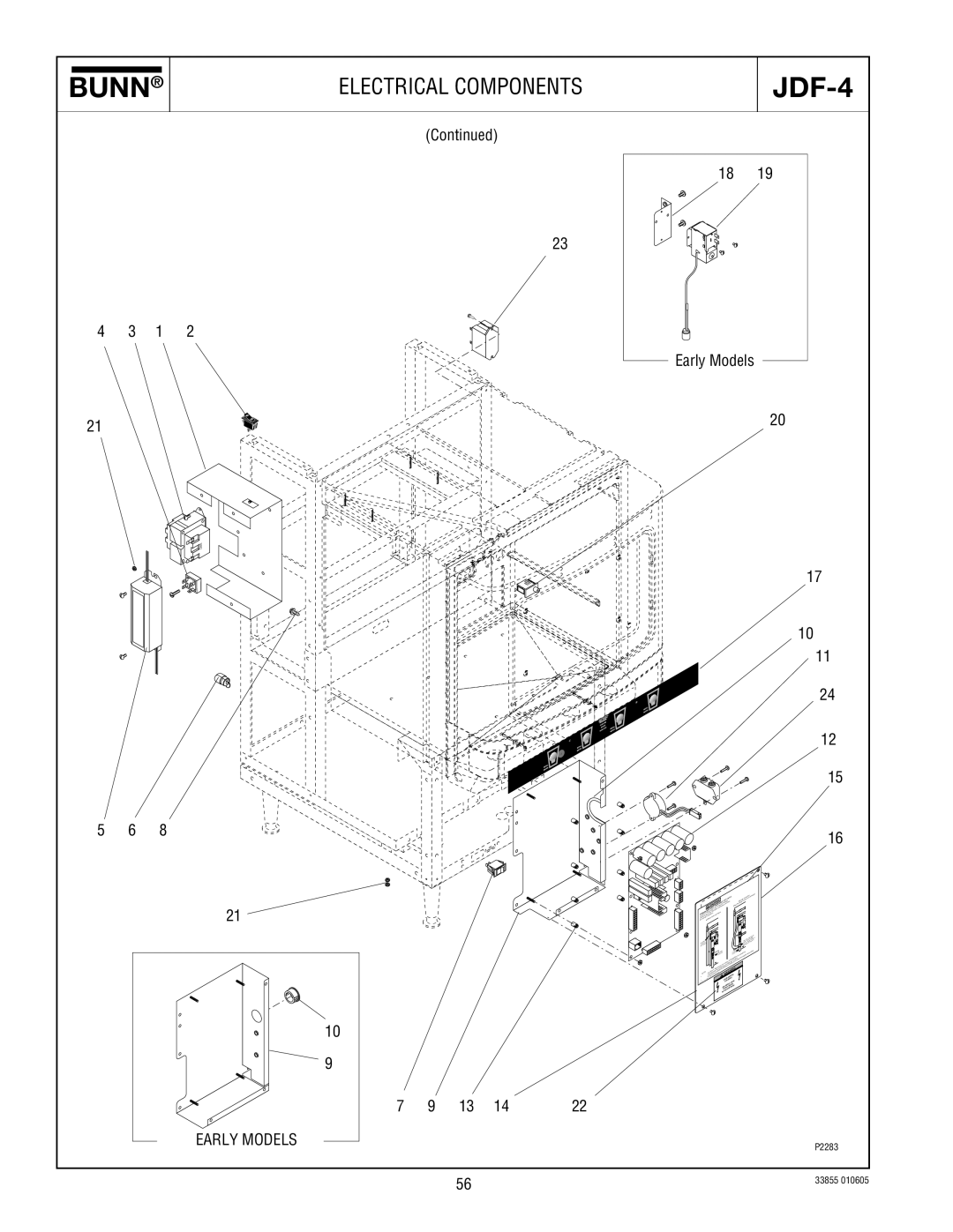 Bunn N  0005473 manual Electrical Components 