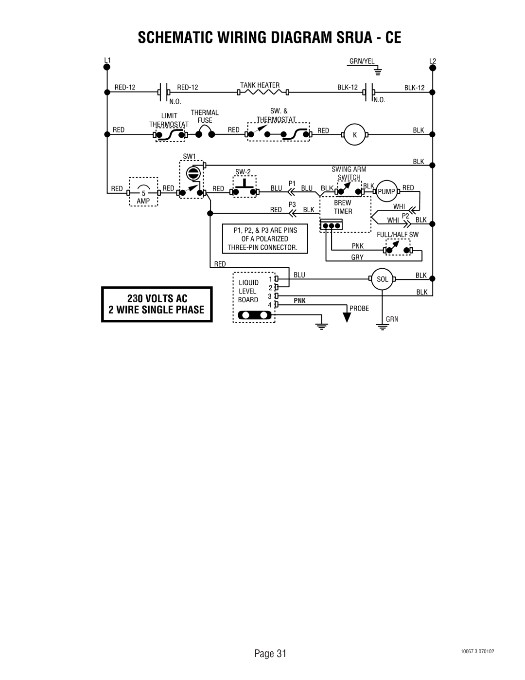 Bunn SRUA service manual 10491.0004A 07/02 2002 BUNN-O-MATIC Corporation 