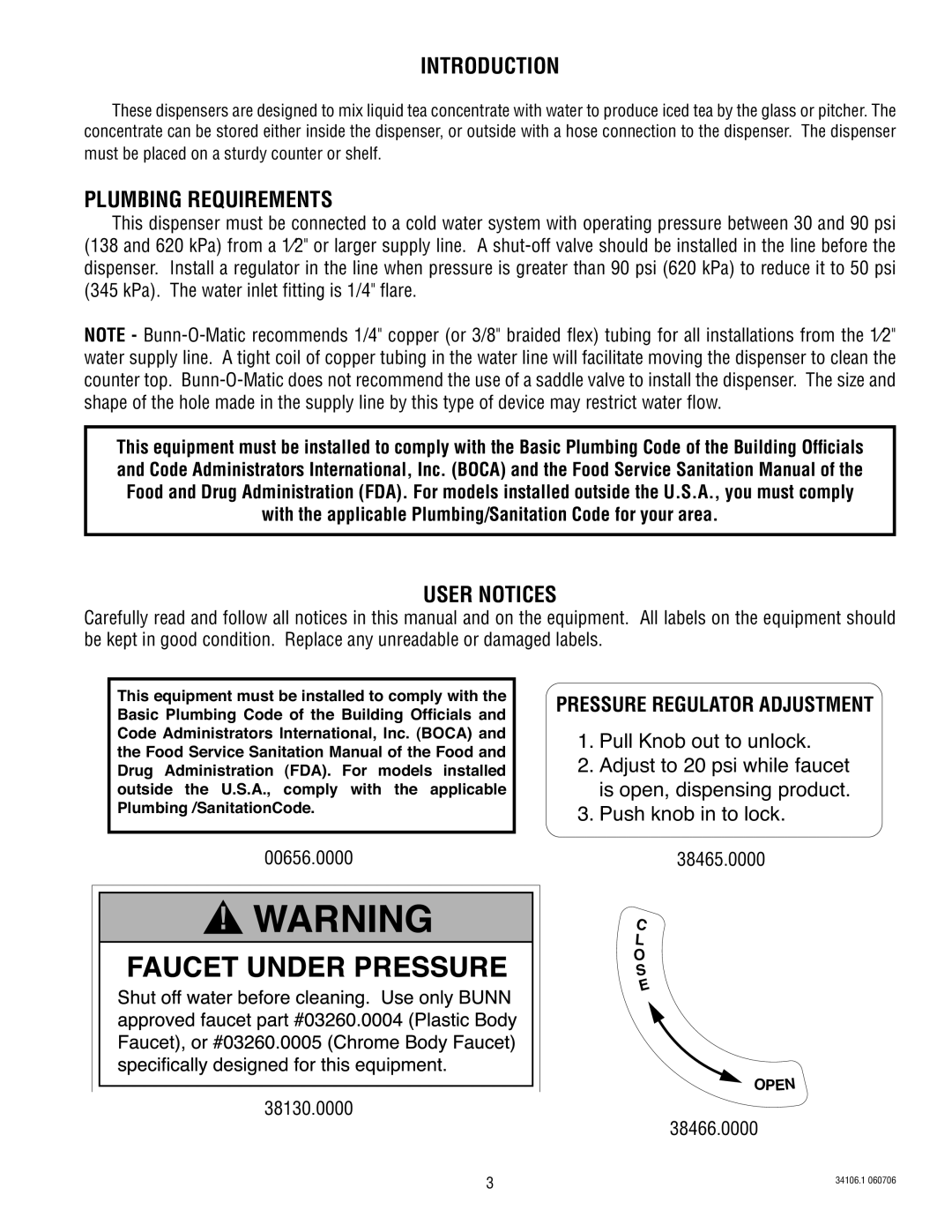 Bunn TCD-2, TCD-1 manual Introduction 