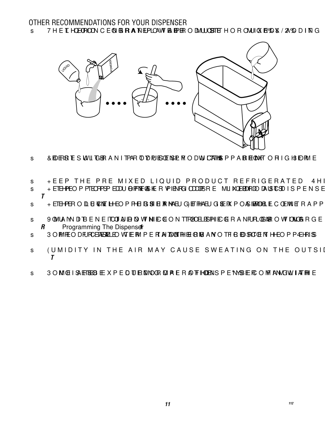 Bunn Ultra 2, ULTRA-1 service manual Other Recommendations for Your Dispenser 