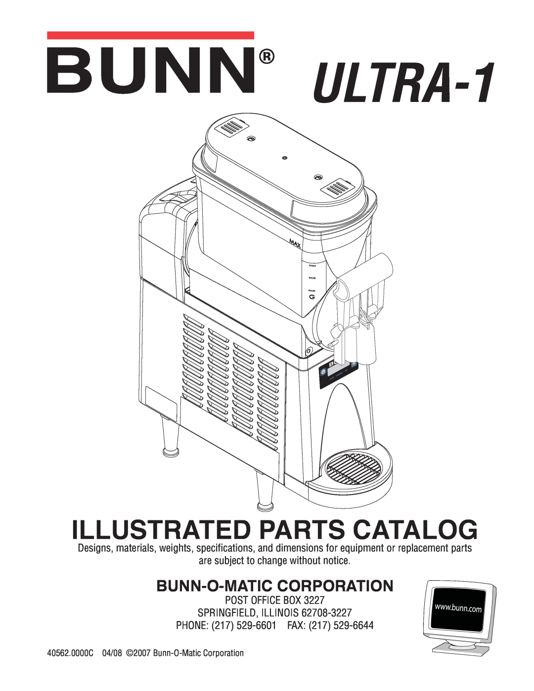 Bunn manual ULTRA-1 ULTRA-2, Programming Manual, Bunn-O-Matic Corporation 