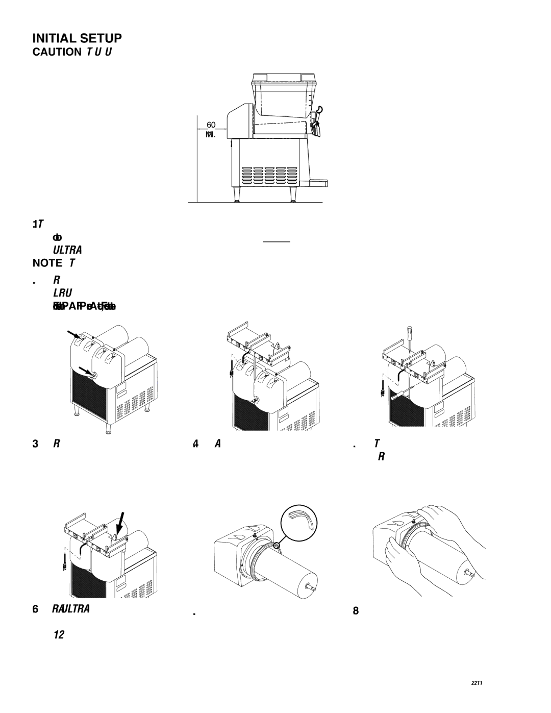 Bunn ULTRA-2 service manual Initial setup, Remove the rear plastic plug Place PAF platform assembly 