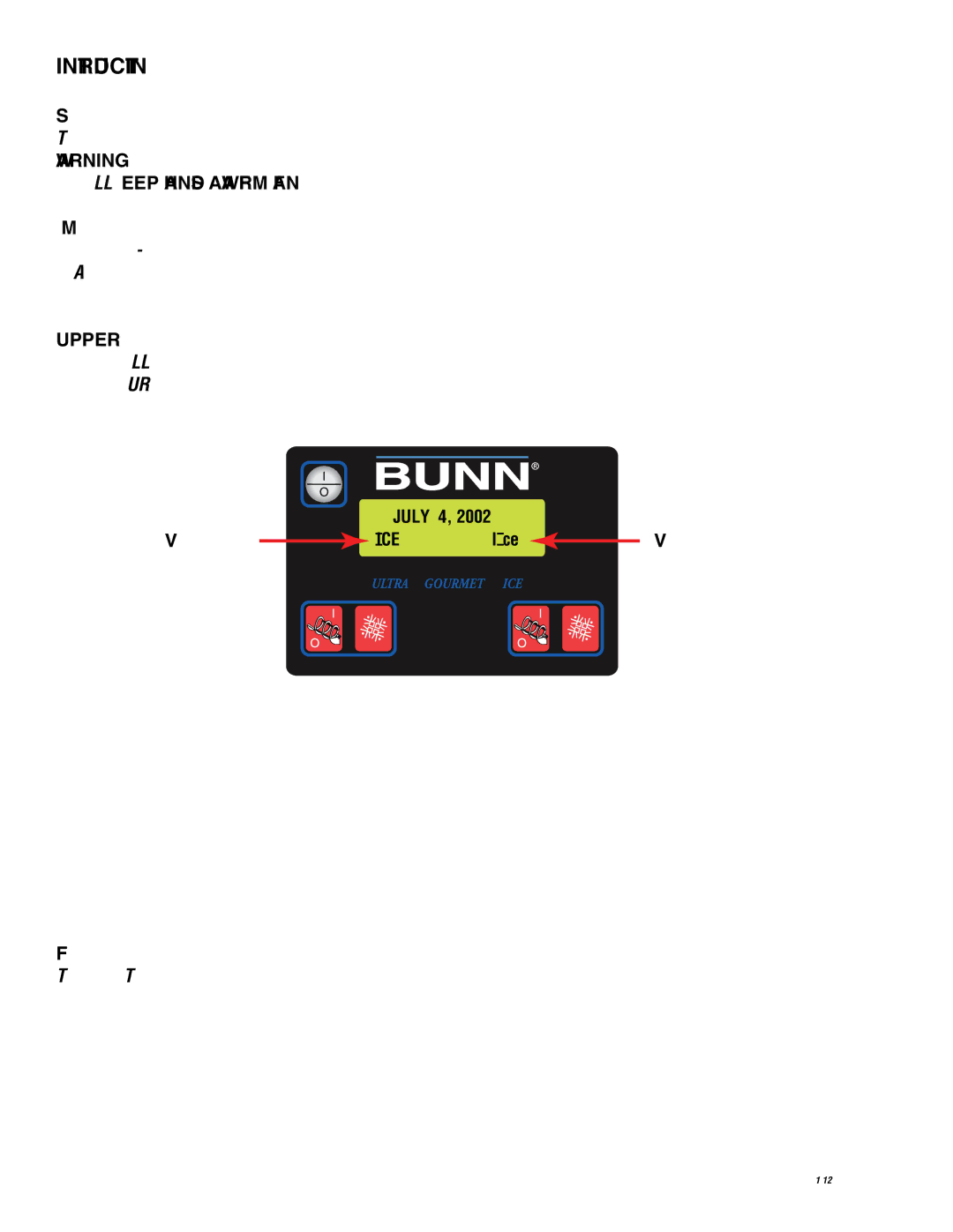 Bunn ULTRA-2 manual Introduction 