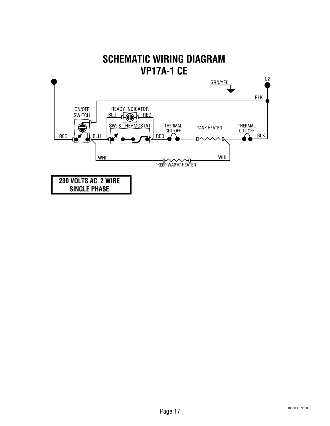 Bunn VP17A service manual 10860.1 