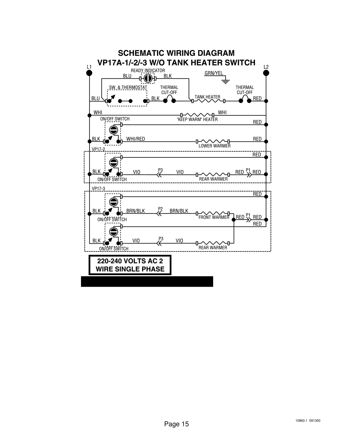 Bunn VP17A service manual 10860.1 