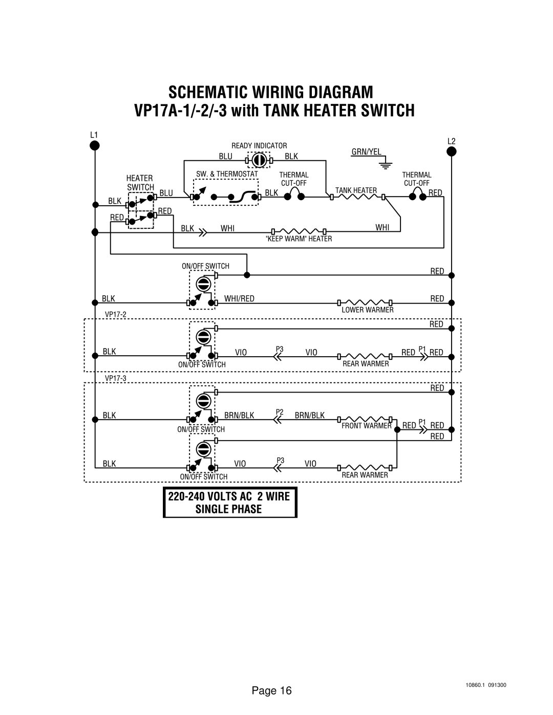 Bunn VP17A service manual 10860.1 