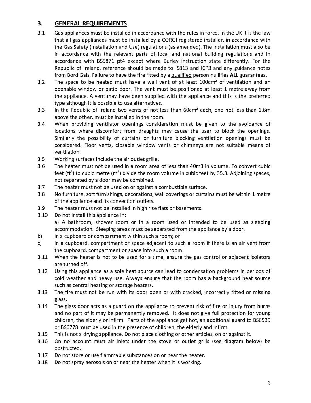 Burley G4121 mk2 warranty General Requirements 