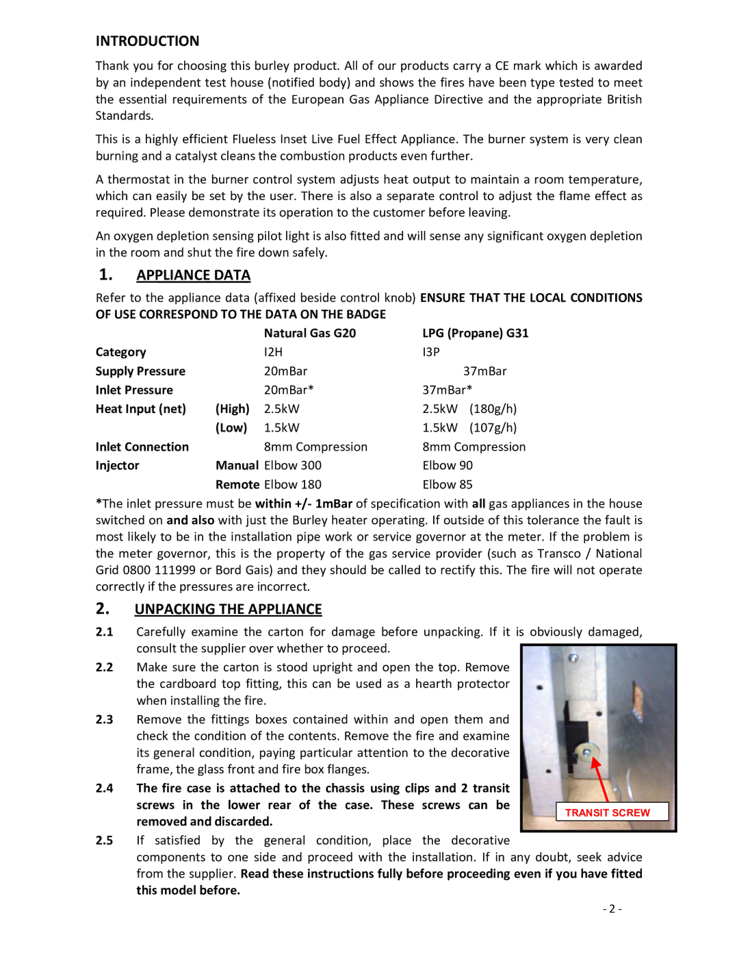 Burley G4237/8 warranty Introduction, I2H I3P 