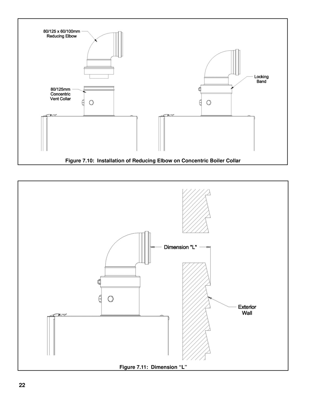 Burnham 101008-01R1-2/07 manual Dimension L 