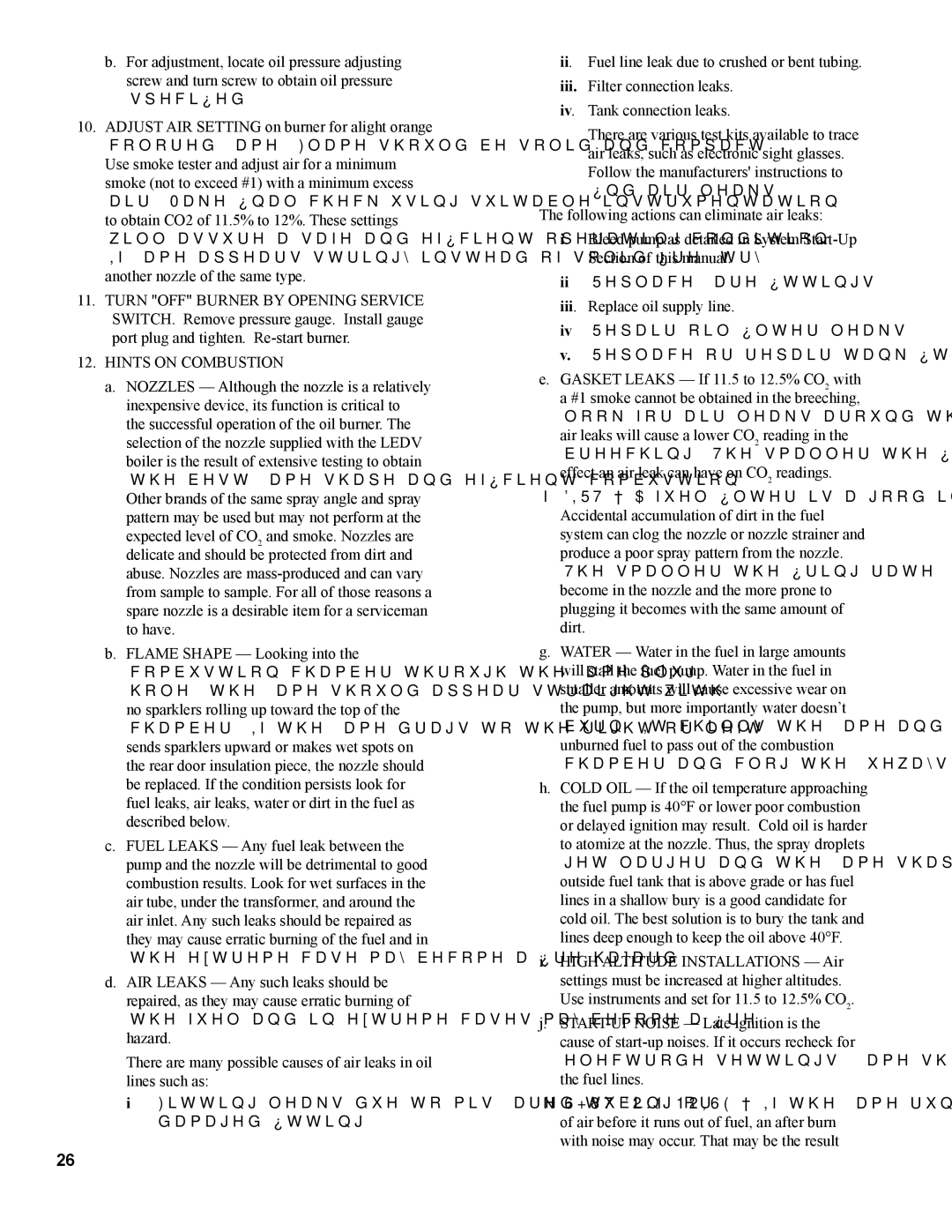 Burnham 81433101R16-1/10 manual Hints on Combustion 