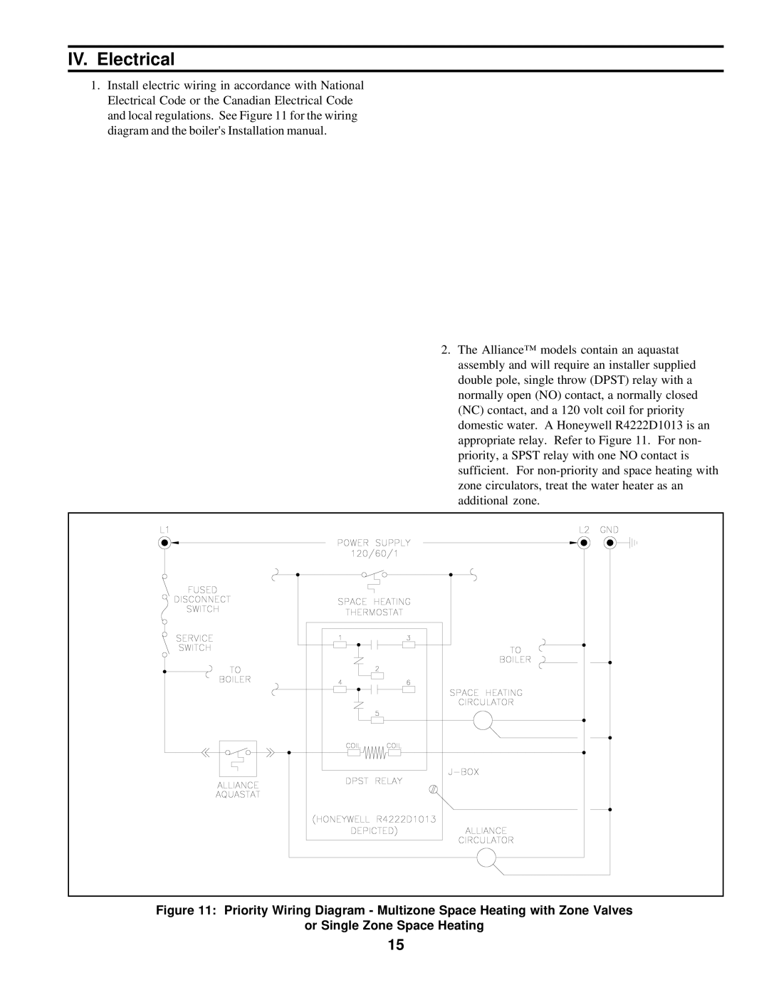 Burnham 40A, AL-26A, 53A, 79A manual IV. Electrical 