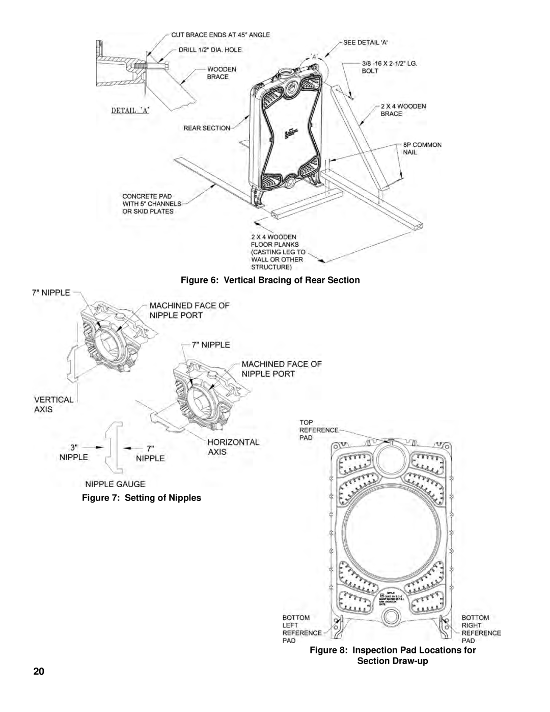 Burnham FM01FD00B manual Vertical Bracing of Rear Section 