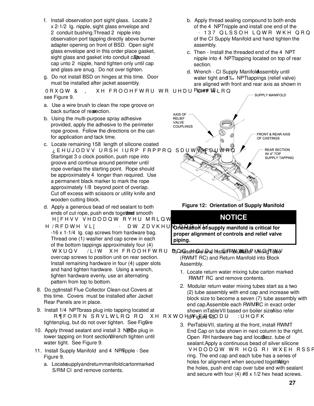 Burnham FM01FD00B manual 