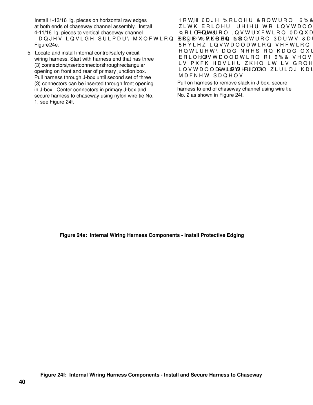 Burnham FM01FD00B manual Internal Wiring Harness Components Install Protective Edging 