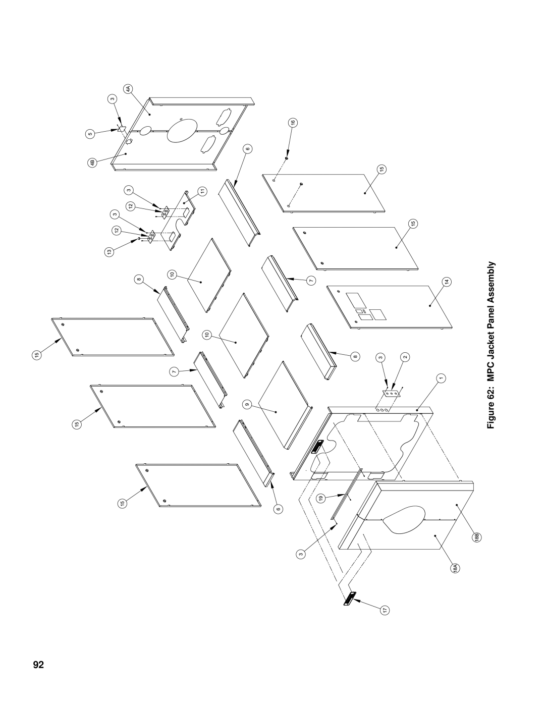 Burnham FM01FD00B manual MPC Jacket Panel Assembly 