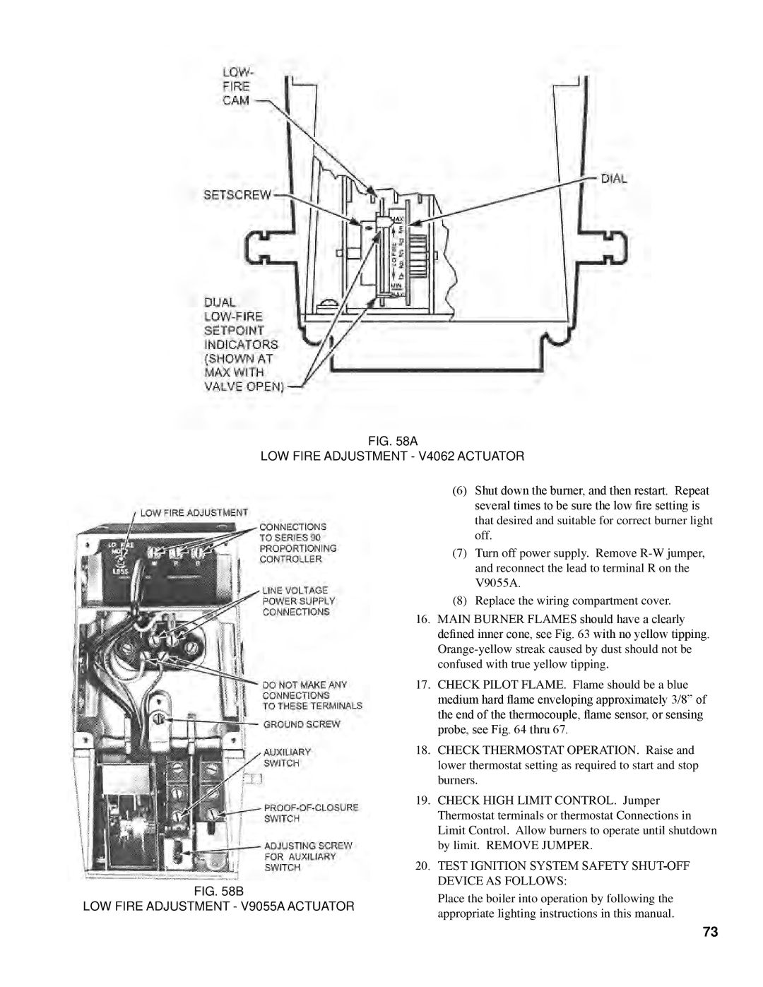 Burnham K50 manual Test Ignition System Safety SHUT-OFF Device AS Follows 