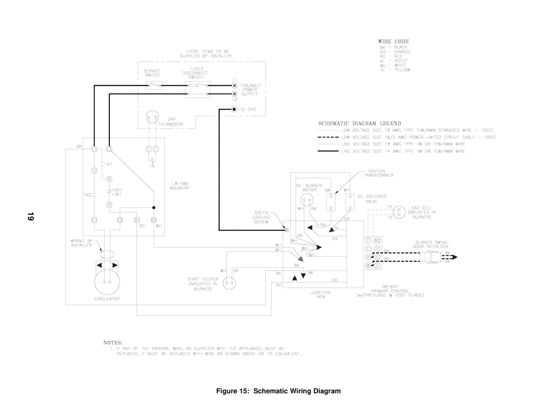 Burnham LEDV SERIES manual Schematic Wiring Diagram 