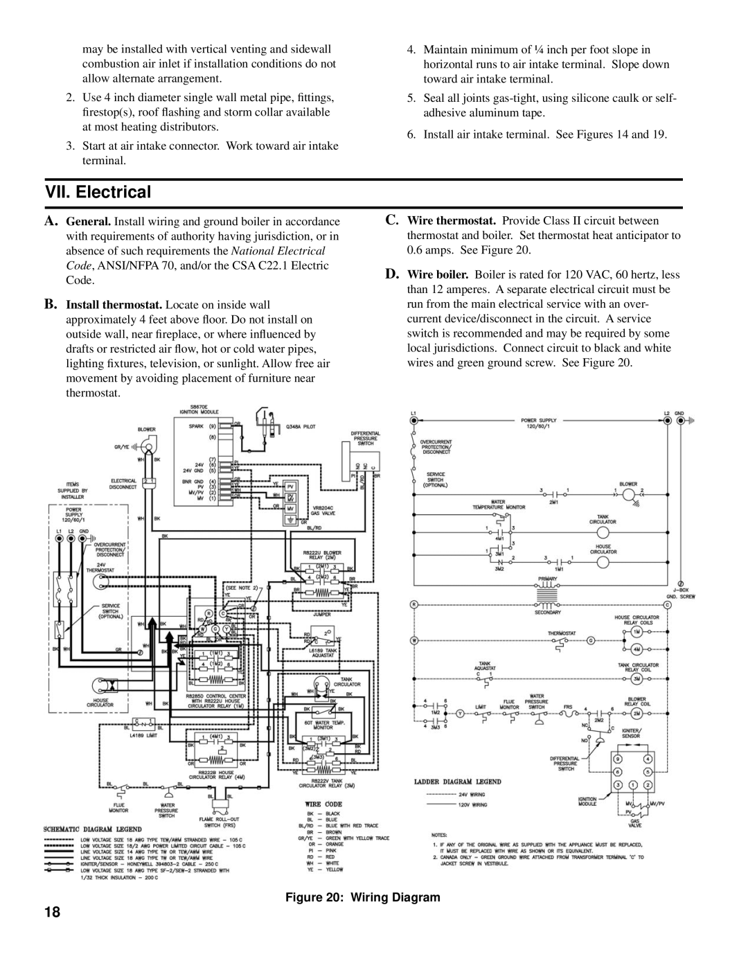 Burnham MMII manual VII. Electrical, Wiring Diagram 