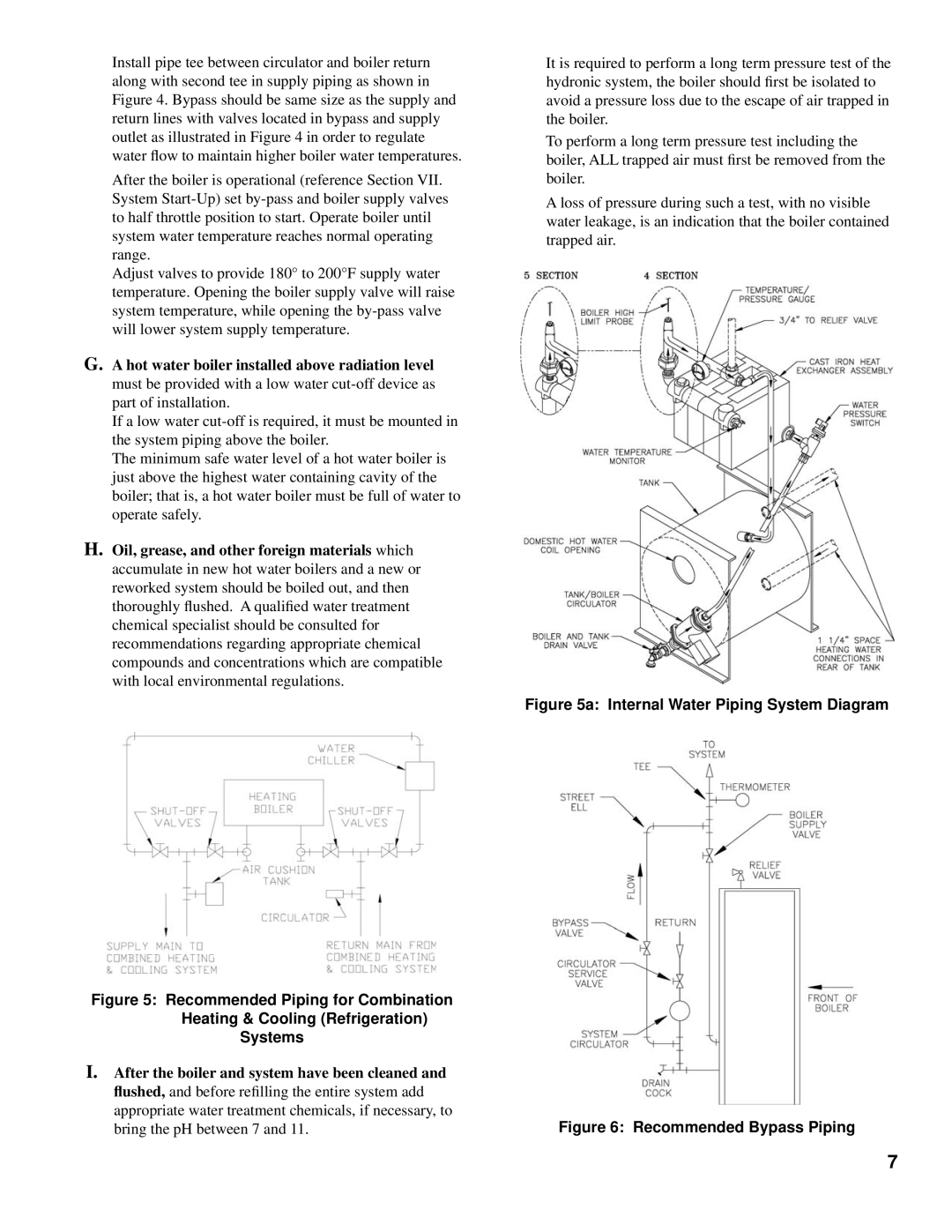 Burnham MMII manual Internal Water Piping System Diagram 