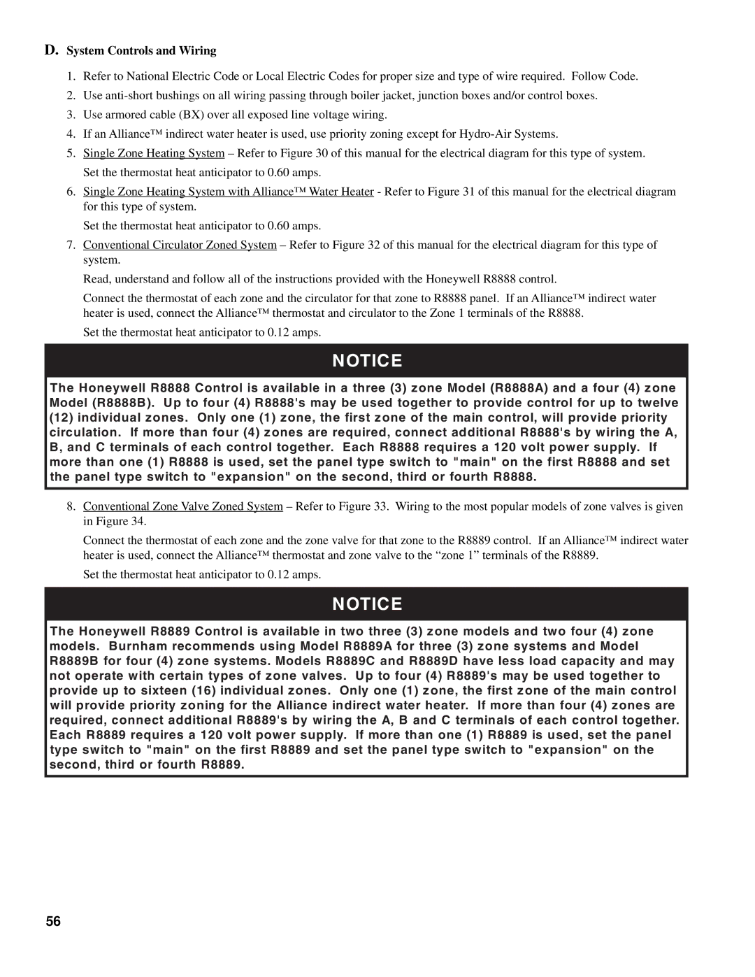 Burnham SCG manual System Controls and Wiring 