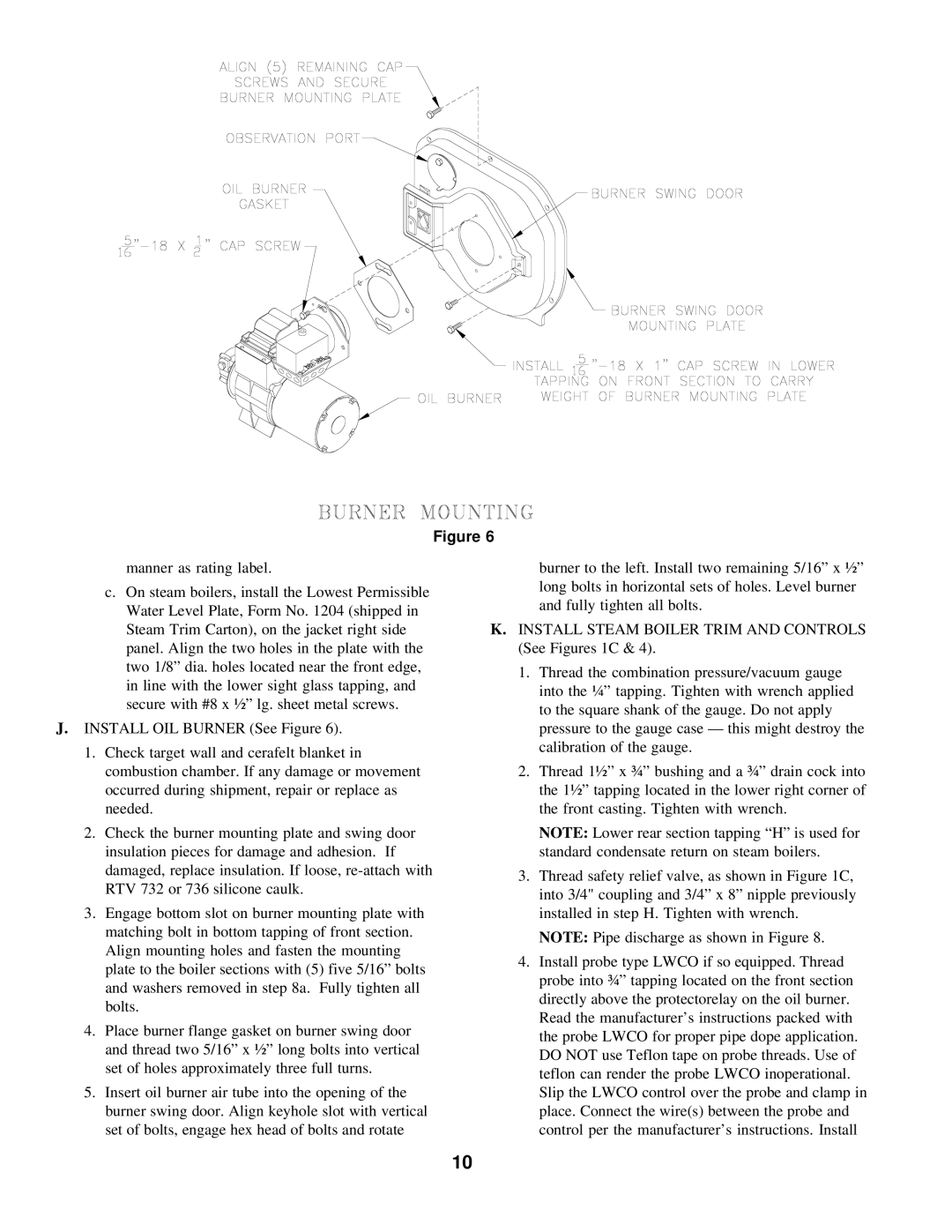 Burnham V7 SERIES manual 