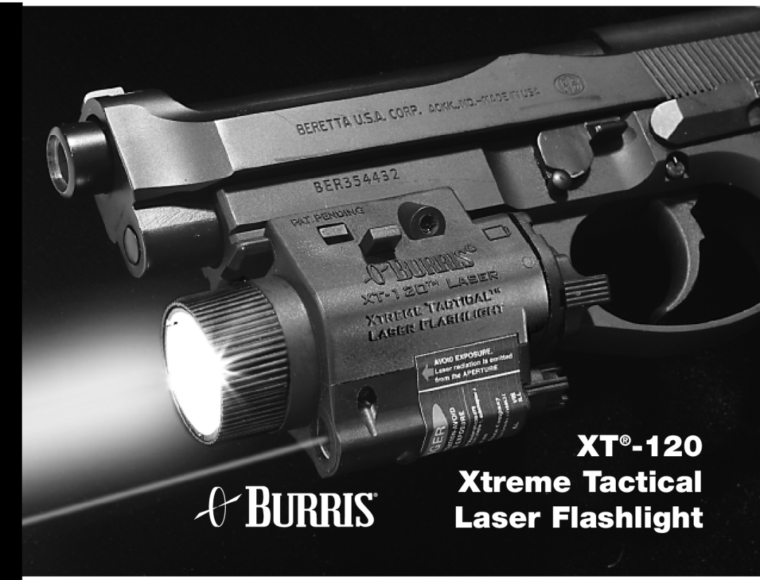 Burris manual XT-120 Xtreme Tactical Laser Flashlight 