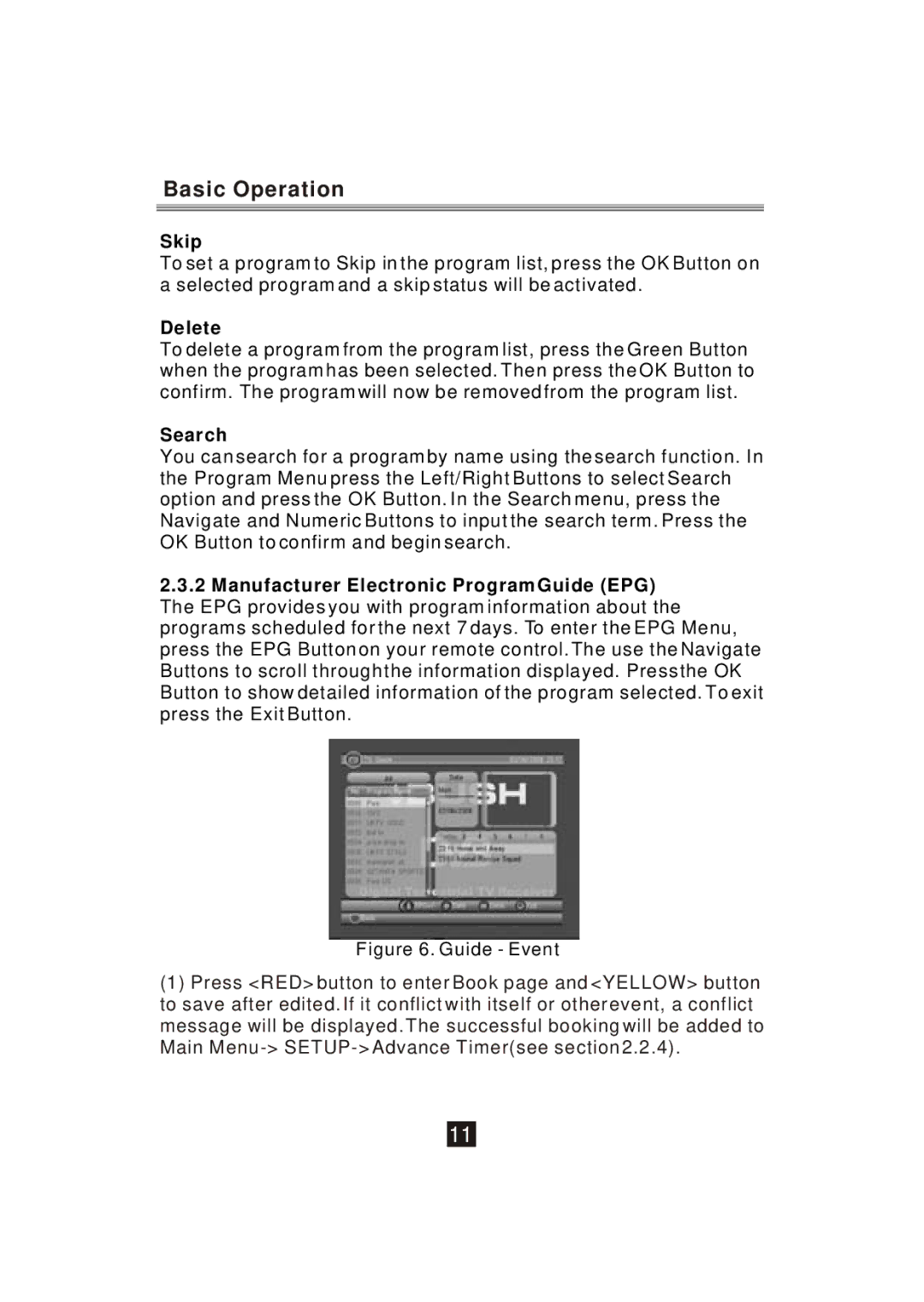 Bush DFTA2 instruction manual Skip, Delete, Search 