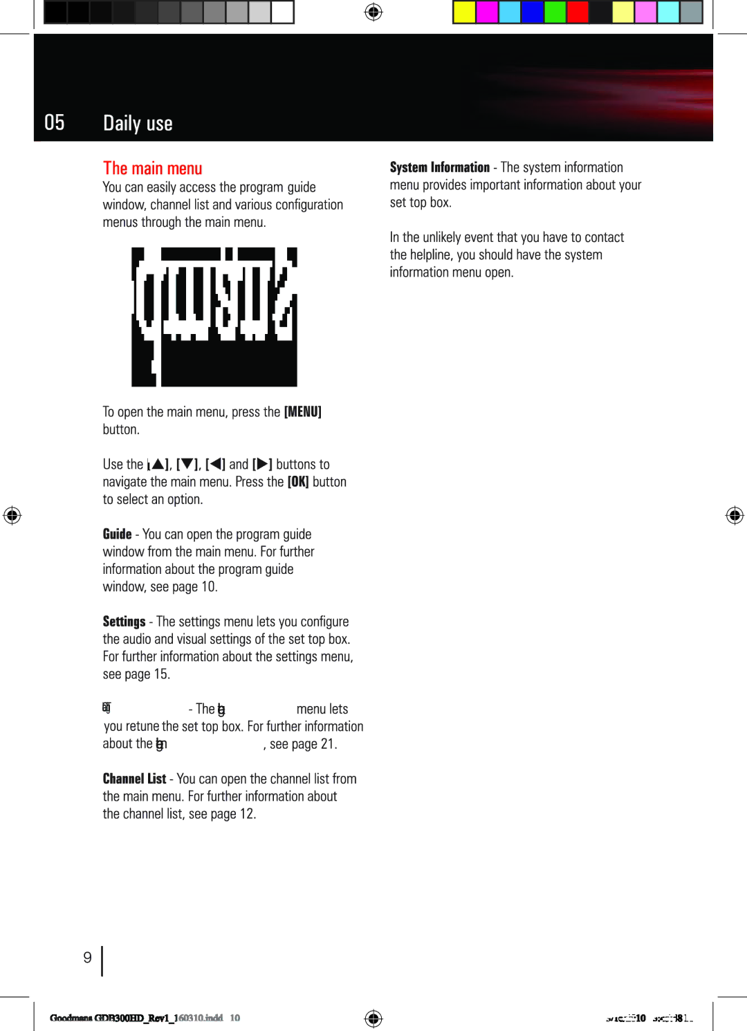 Bush DFTA50FVE instruction manual Channel tuning 