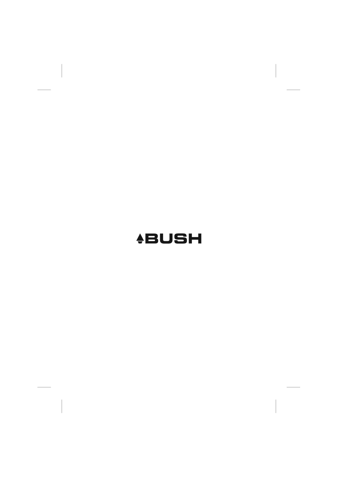 Bush DPF801/DPF1001 manual 