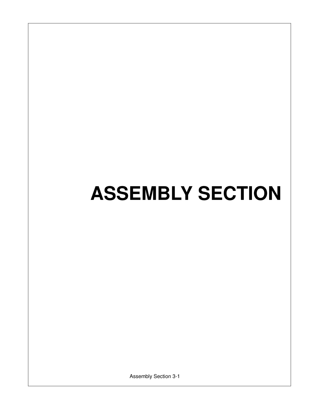 Bush Hog 00786976C manual Assembly Section 